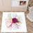 Soft Pile Printed Rug Featuring an Intricate Geometric Pattern Ideal for Adding a Warm and Cozy Touch to Any Indoor Space in Your Home-1552312759