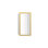XtraStoris Individual Wall Niche Matte White with Design Frame 12"x 6"x 4"