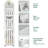 Benton Toilet Paper Holder Stand, Slim Bathroom Storage Cabinet, Narrow Toilet Paper Cabinet For Small Space