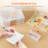 33 X 31 Cm/13X12" Paper Storage Boxes, Board Game Container With Secure Latch, Plastic Portable Organizer With Handle & Labels For File,Document,Craft,Puzzles, Cards, Art Supplies,4 Pcs-4133204