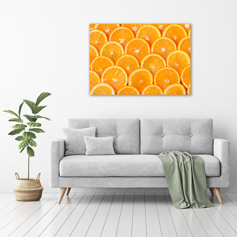 Orange Slices - Wrapped Canvas Print