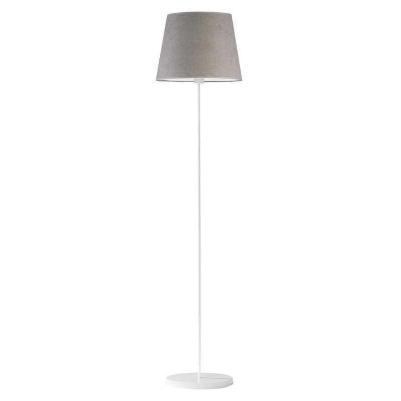 Alfiero Floor Lamp, White, Gray