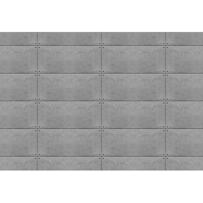 Murale l 8 pi x l 144 po concret blocks Frances