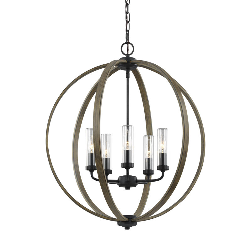 Allier 5 - Light LED Outdoor Chandelier