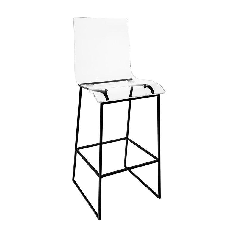 Claro Patio Bar Stool, 28.5", Ancient Earth