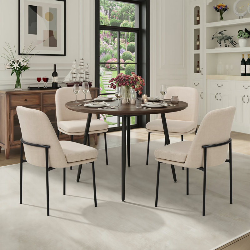 Chaise rembourrée Parsons, F - beige