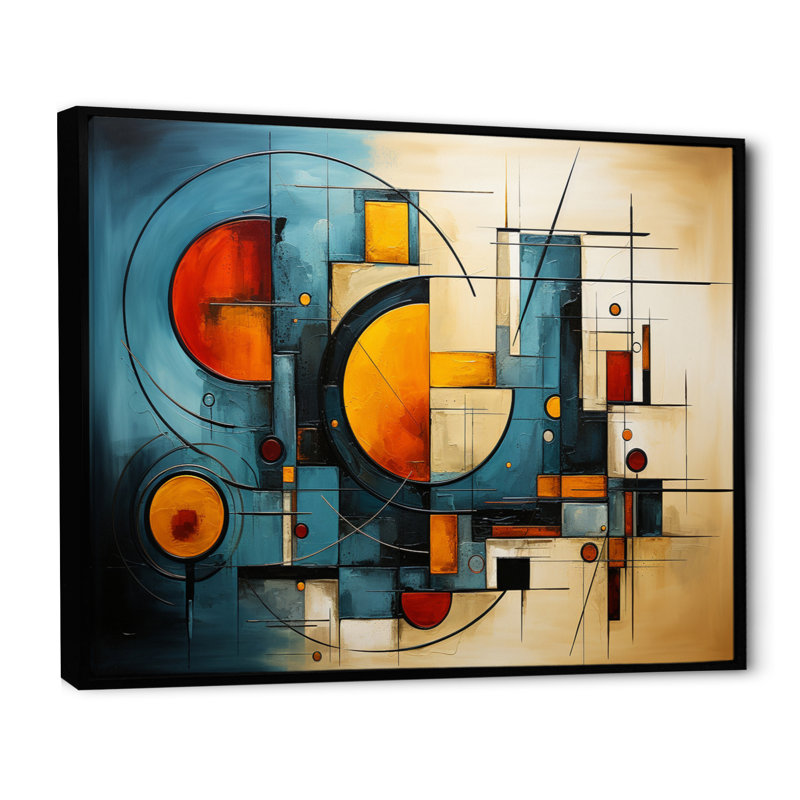 Tableau électrique III - impression, H 30 po x l 40 po x P 1,5 po, Cadre flottant noir