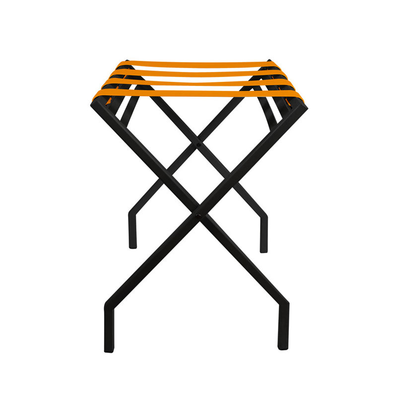 Porte-bagages pliant Suba, Noir / orange