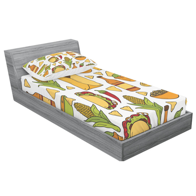 Microfiber Sheet Set, Twin Sheet Set + Fitted Sheet + 1 Pillowcase
