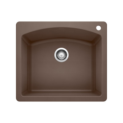 Diamond SILGRANIT 25" L X 22" W Drop-in/Undermount Kitchen Sink