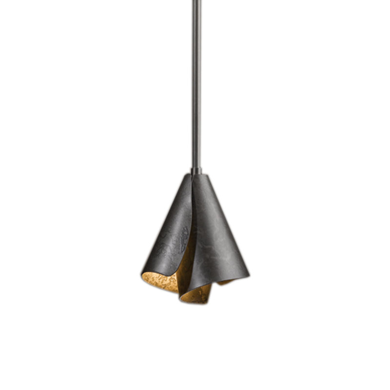 Mobius 1 - Light 5" Wide Single Pendant, Dark Smoke