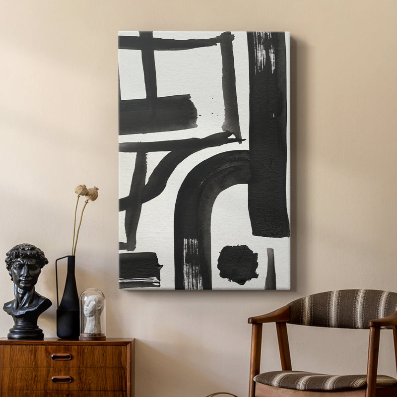 Inkwell Intersect I -Custom Wrapped Gallery Cavas