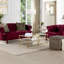 Chesterfield en velours à accoudoirs arrondis Joannes-177144737-218442431