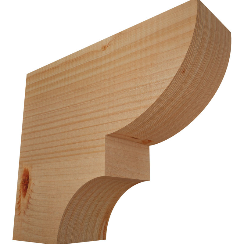 Queue de chevron lisse Ridgewood, Sapin de Douglas, H 10 po x l 3 1/2 po x L 12 po