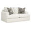 Causeuse avec accoudoirs en velours 70 po-472690567