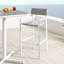 Tabouret de bar d'extérieur empilable en aluminium avec siège rembourré Raleigh-2023376777