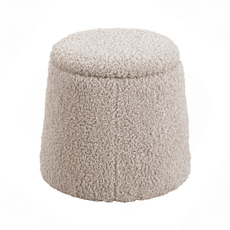 Round Storage Ottoman