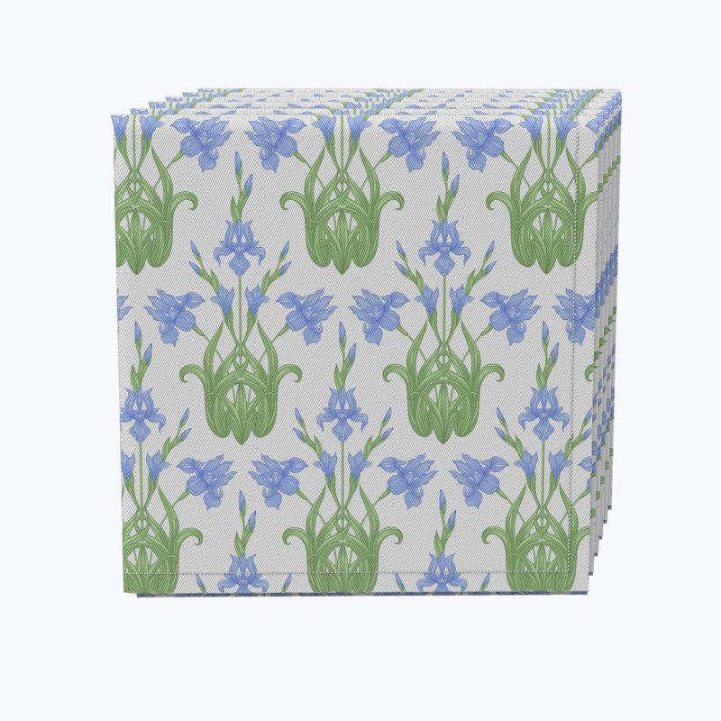 100% Cotton Floral Square Napkin
