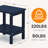 Delman Scratch Resistant Side Table-1605522816
