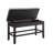 Carrara 6-Piece Marble Counter Dining Set(Table, Storage Bench & 4 Counter Chairs)