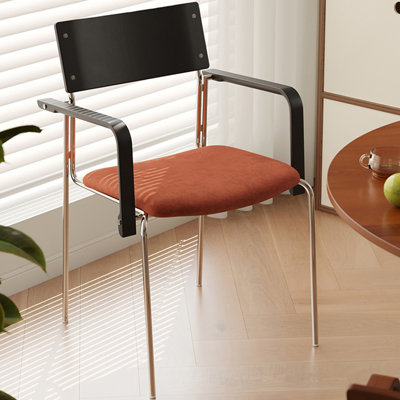 Red Slat back Arm chair(Set of 2)