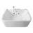 61 Inch Acrylic Whirlpool Massage Bathtub For 2 Person 16 Water Jets LED Lights Heater For Jacuzzi Spa Massage