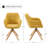 Upholstered Swivel Office Desk Chair-198951420