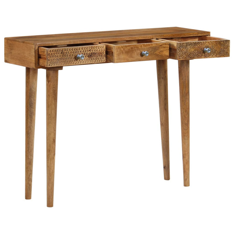 Marina 102cm Solid Wood Console Table