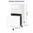 ?3-drawer Mobile File Cabinet With Lock?–On Wheels, Two Shallow & One Deep Drawers, Fully Assembled For Office/home, White
