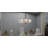 Fronton 6 - Light Dimmable Modern Linear Chandelier