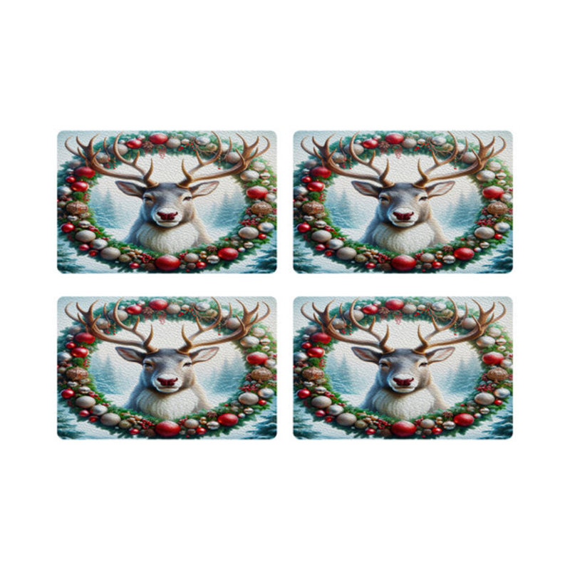Vegan Leather Retangle Placemats