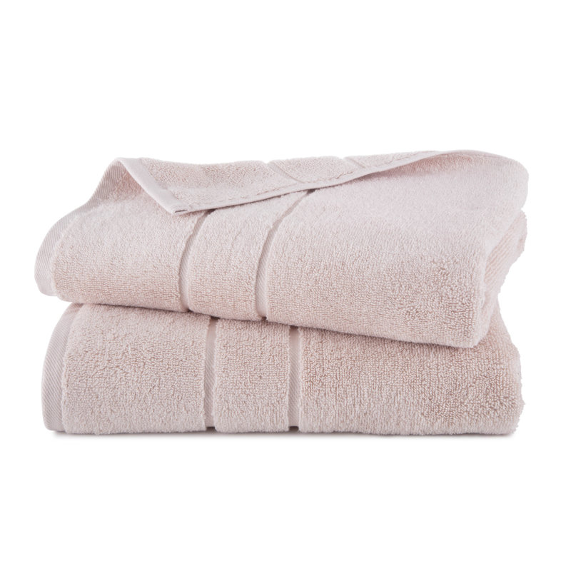 Clean Design Home 100% Cotton Anti-Allergen Bath Towel Set, Blush