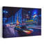 Car At Night City Street Woodward Avenue Downtown Detroit Michigan USA by Vito Palmisano - Wrapped Canvas Print-1711582278