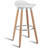 Counter Stool with Solid Wood Frame