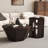 Octagonal Log Color  Rubber Wood Set Of Two Coffee Table, Coffee Table, Living Room Bedroom(Set Of Two Pieces)-886652435