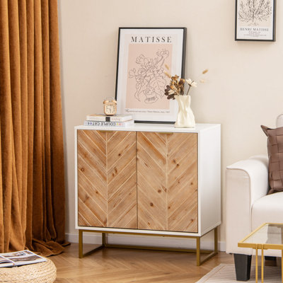 80 cm W Iron Credenza