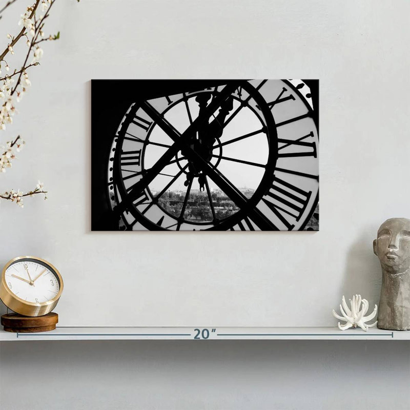 Clock Tower Window, 8" H x 12" W