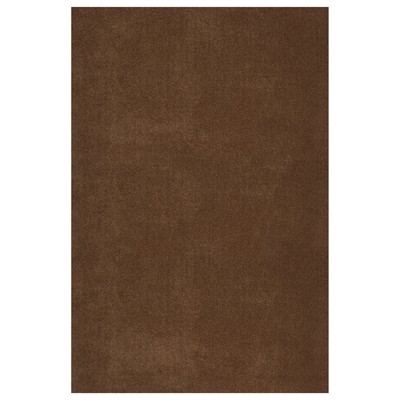 Monarrez Nylon Bath Rug with Non-Slip Backing, Single- 72" L x 48" W, Cinnamon