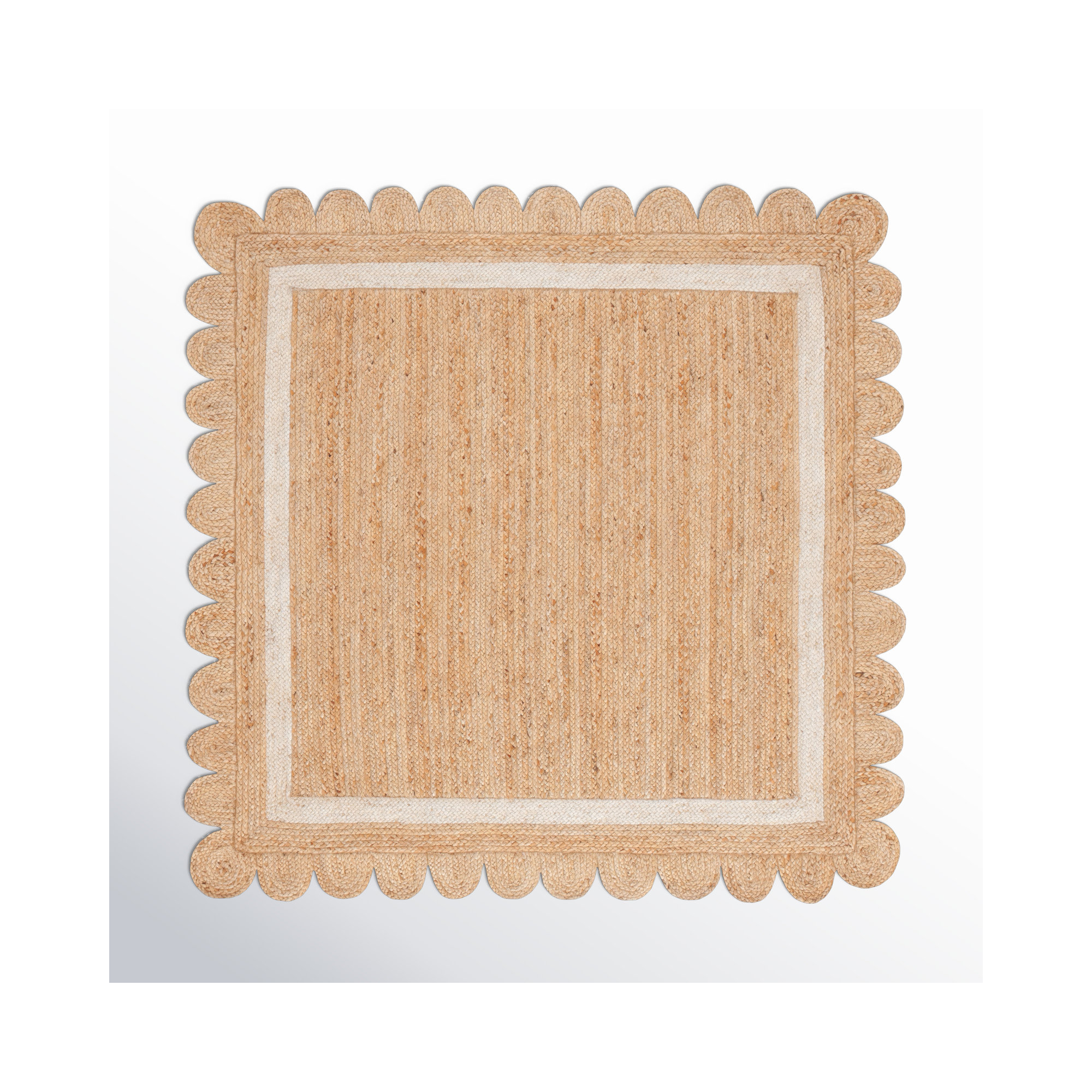 Inaki Jute/Sisal Area Rug, Square 5'