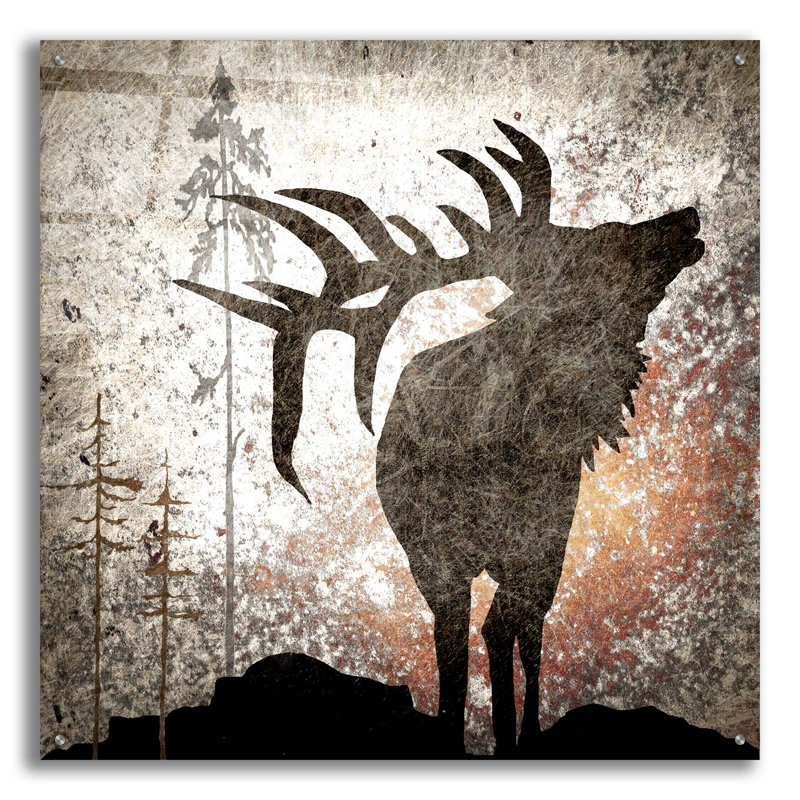 " Calling Elk " by Lightbox Journal, 36" H x 36" W x 0.2" D