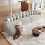 Ensemble de canapé modulaire confortable en chenille avec 10 coussins, conception modulaire en forme de L pour se détendre dans le salon moderne-1266236592