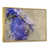 Toile avec cadre flottant or