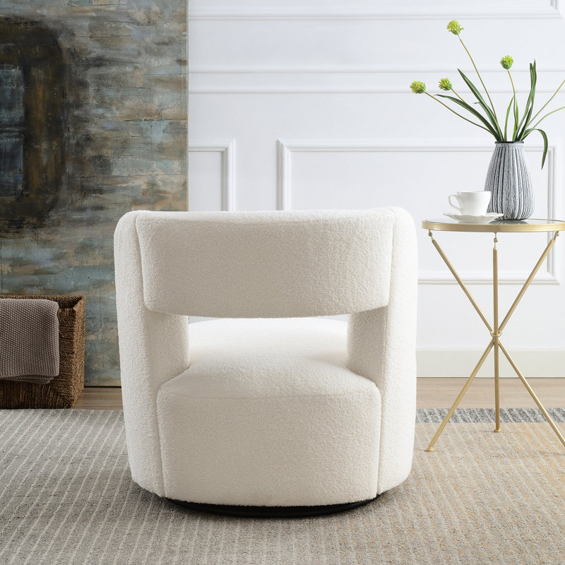 Fauteuil pivotant en tissu avec rotation à 360 ° - Améliore la fonction de bureau