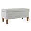 Banc de rangement en tissu texturé Genoveva-115747860-22797312