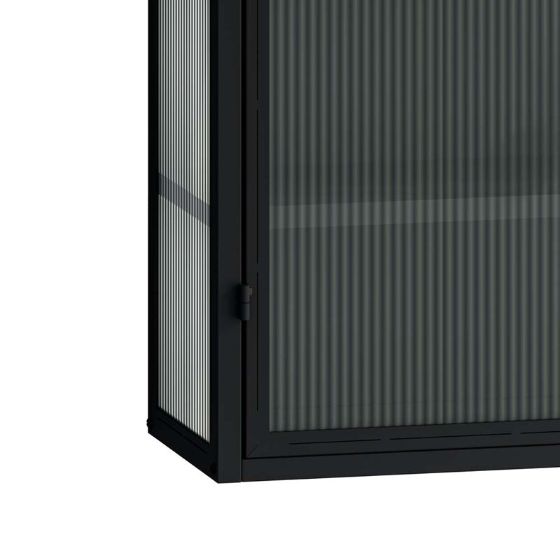 Armoire murale moderne 27,56 po à deux portes avec rangement à trois niveaux