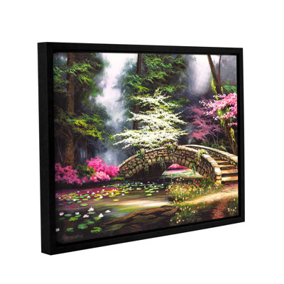 " Dogwood & Waterlillies " Painting Print