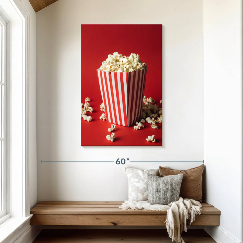 Yarlin Cinema Popcorn, 45" H x 30" W