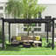 13 pi. L 10 pi. D Pergola
