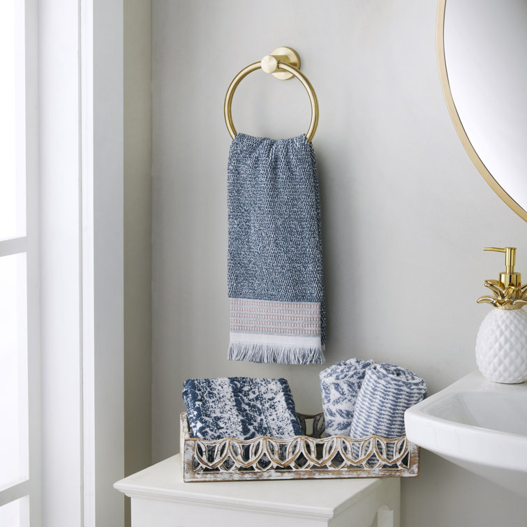 SKL Home Lincoln Park 2-Piece Hand Towel Set, Grey