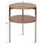 Table de bout à 3 pieds avec rangement Guenzi